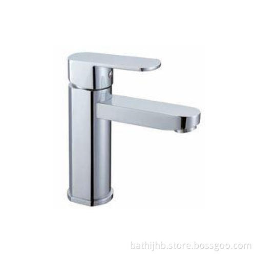 Deck Mounted Single Hole Bathroom Sink Faucet with One Hand